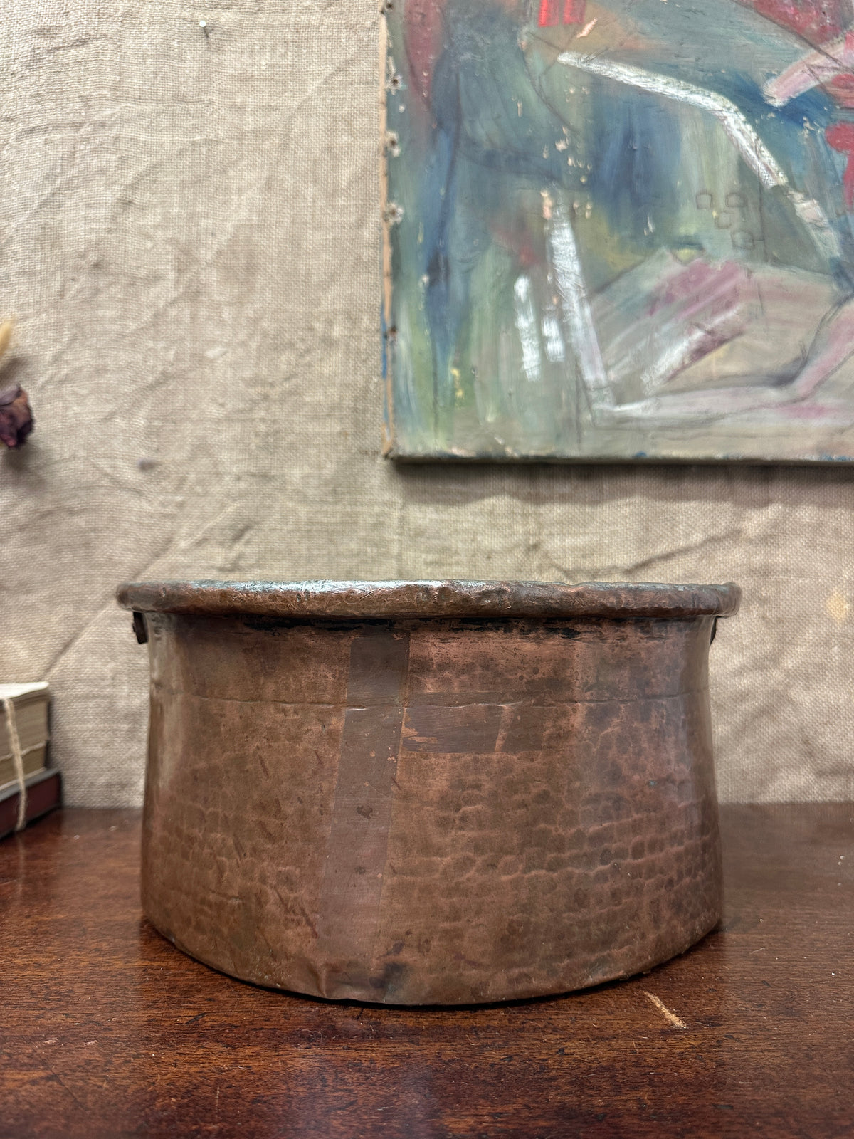 Antique Large Copper Planter