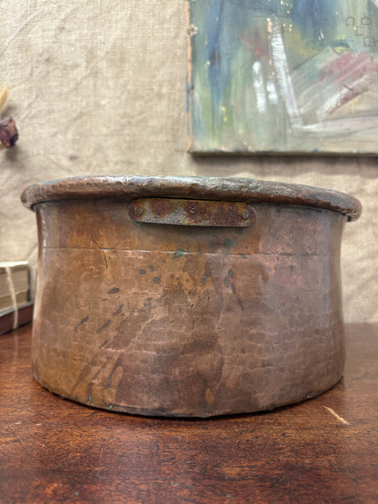 Antique Large Copper Planter