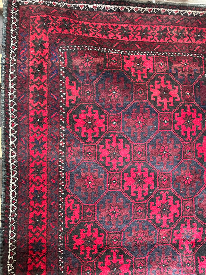 Antique Afghan Bokhara Rug