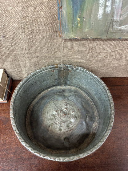Antique Large Copper Planter