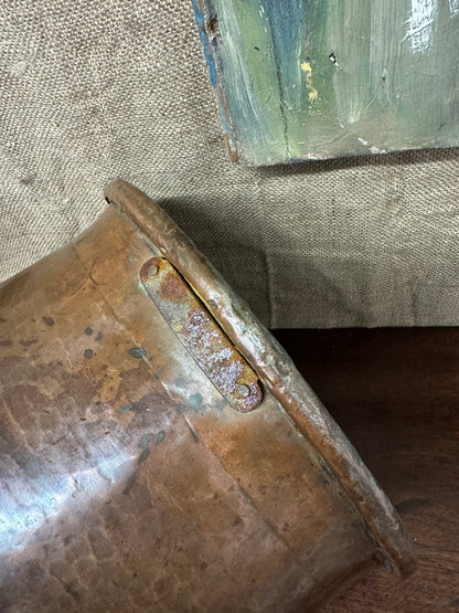 Antique Large Copper Planter