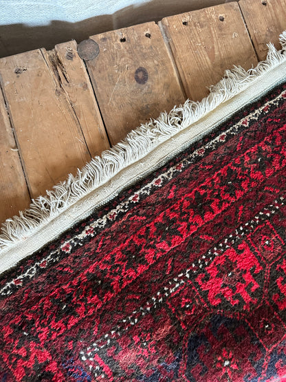 Antique Afghan Bokhara Rug