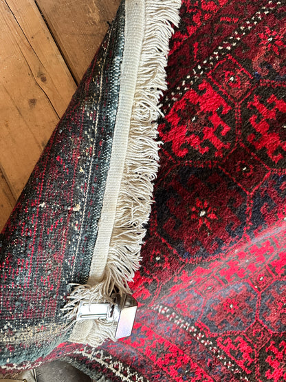 Antique Afghan Bokhara Rug