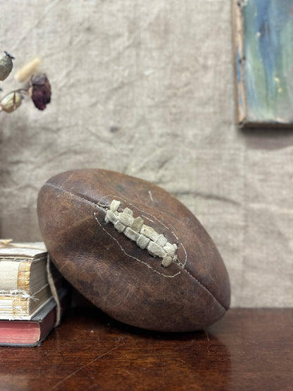 Vintage Leather Hot-Shot Rugby Ball