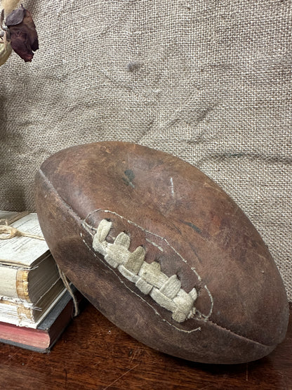 Vintage Leather Hot-Shot Rugby Ball