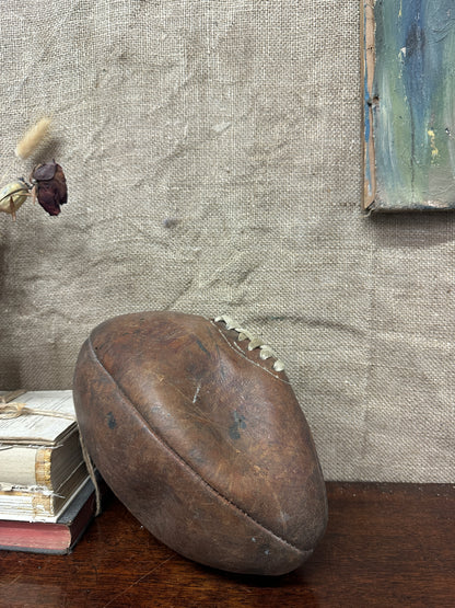 Vintage Leather Hot-Shot Rugby Ball