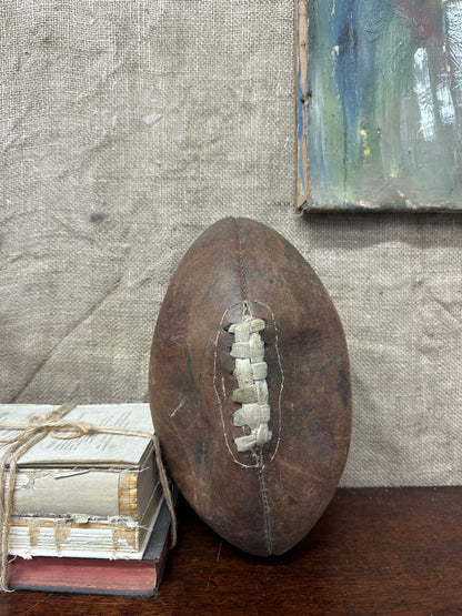 Vintage Leather Hot-Shot Rugby Ball
