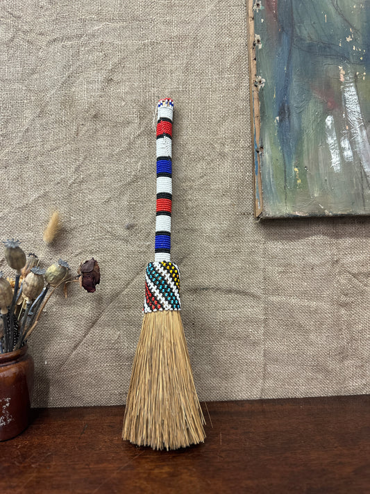 South African Whisk Beaded Broom