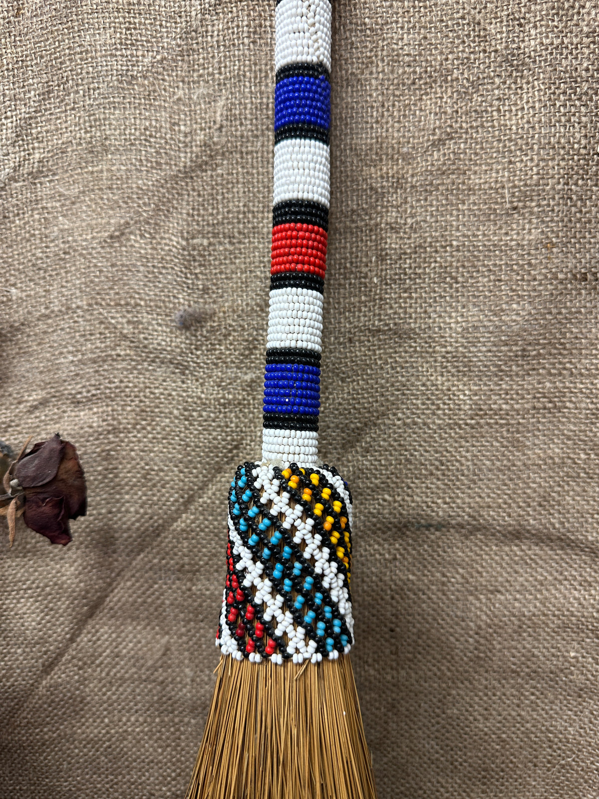 South African Whisk Beaded Broom