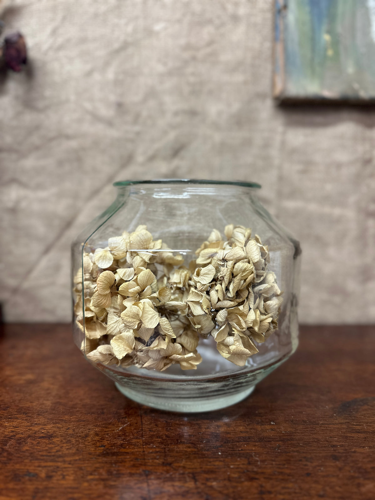 Glass Vase Jar Octagon Terrarium