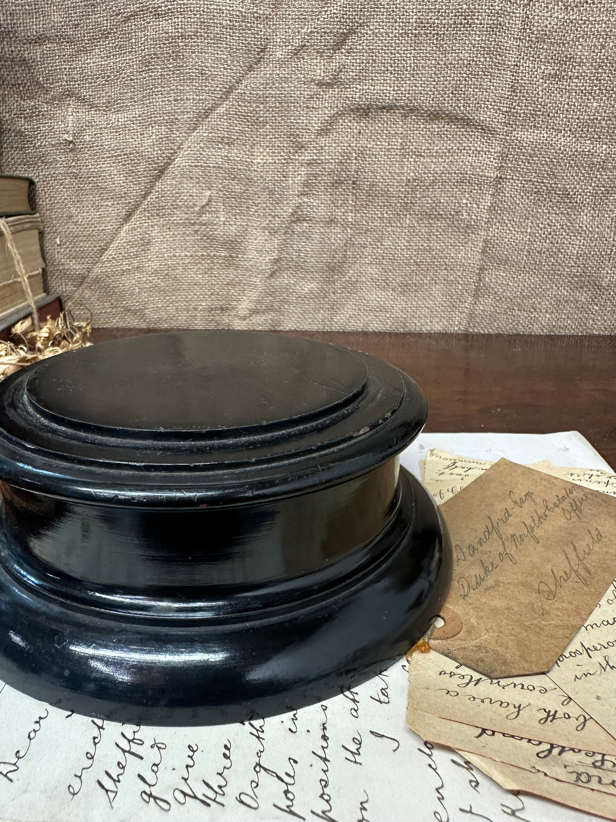 Antique Wooden Display Stand Plinth/Pedestal