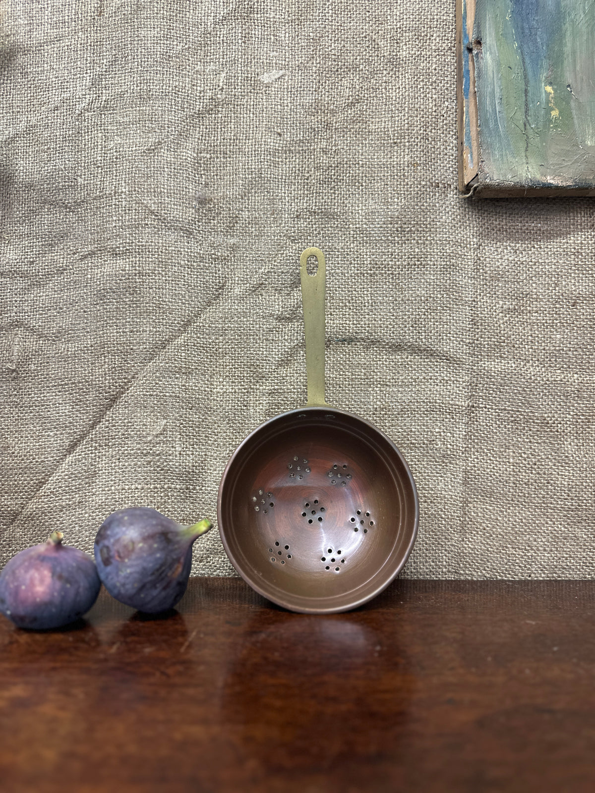 Italian Copper Colander Strainer