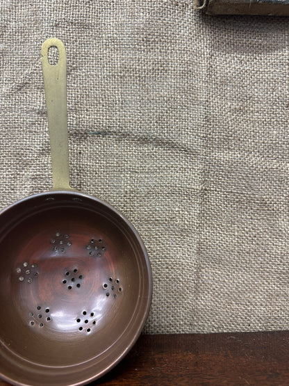 Italian Copper Colander Strainer