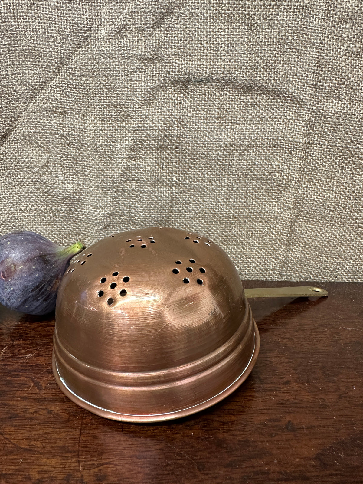 Italian Copper Colander Strainer