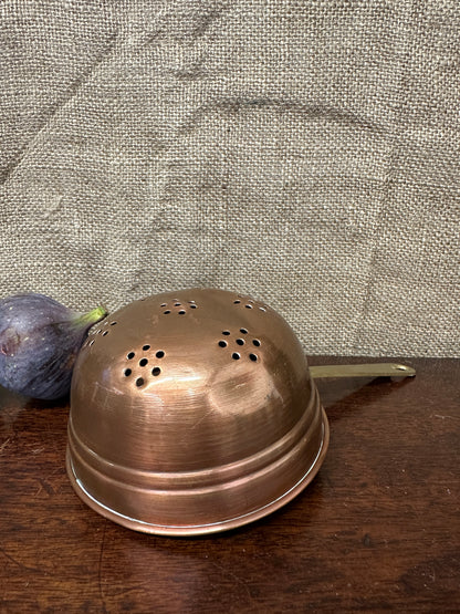 Italian Copper Colander Strainer