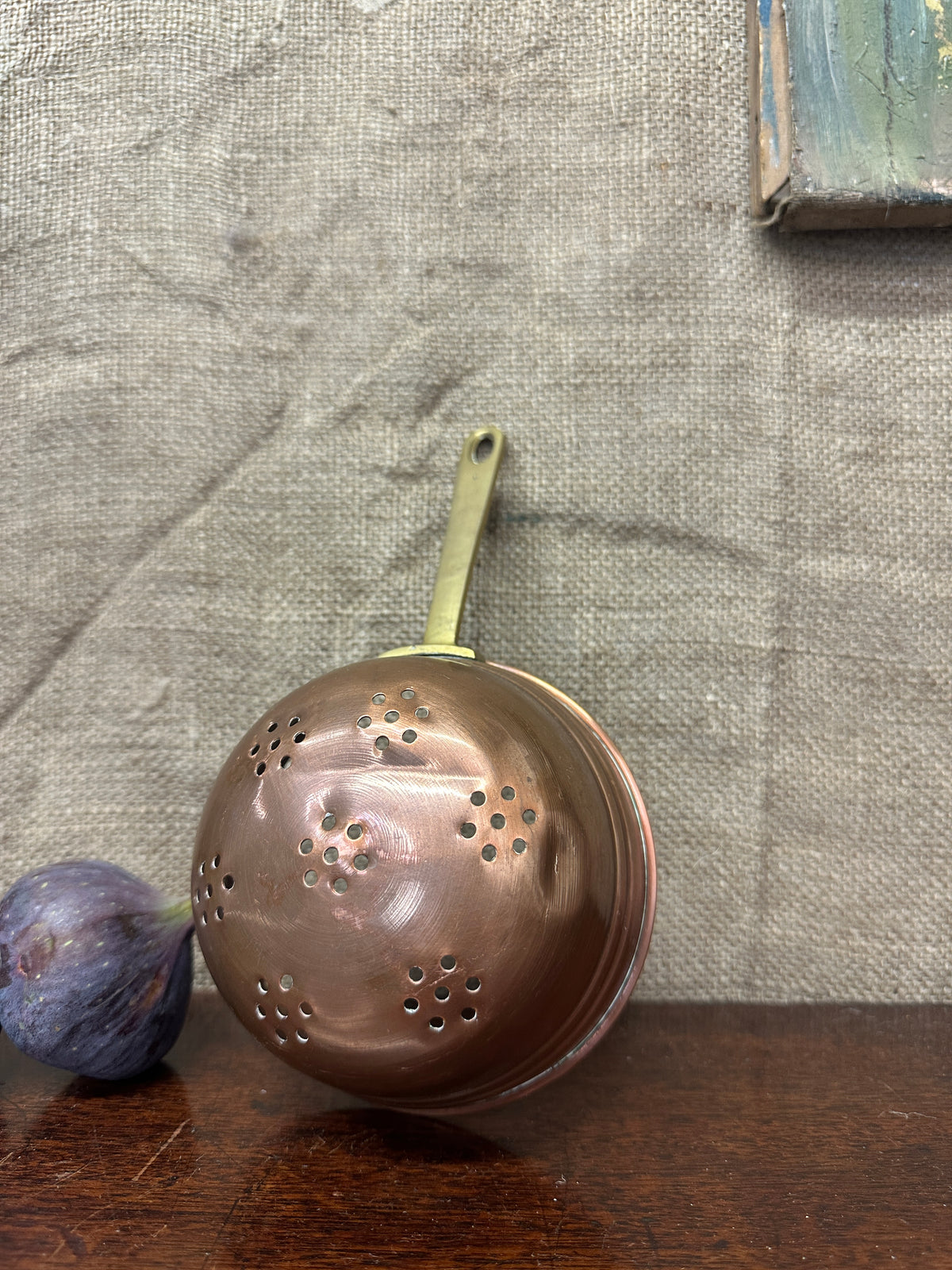 Italian Copper Colander Strainer
