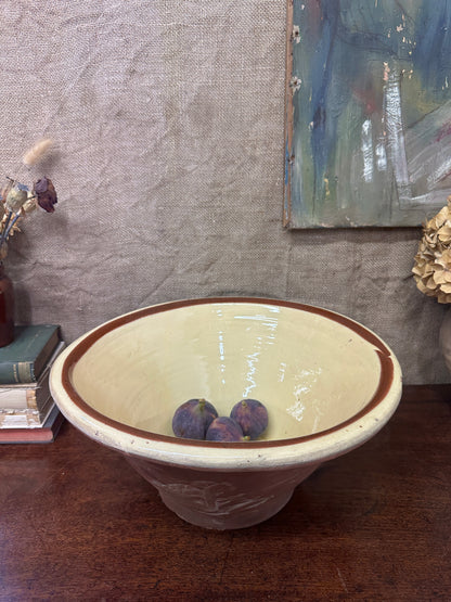 Glazed Pancheon Antique Diary Confit Bowl