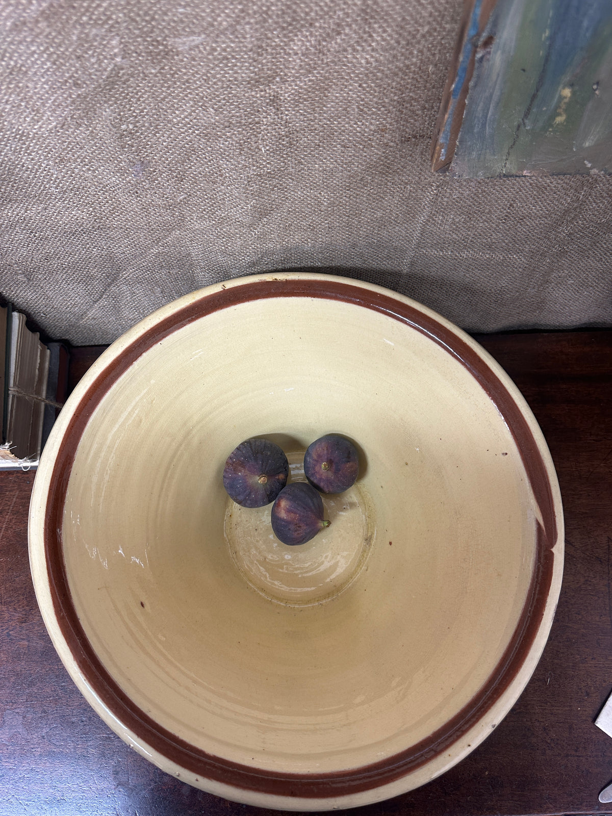 Glazed Pancheon Antique Diary Confit Bowl