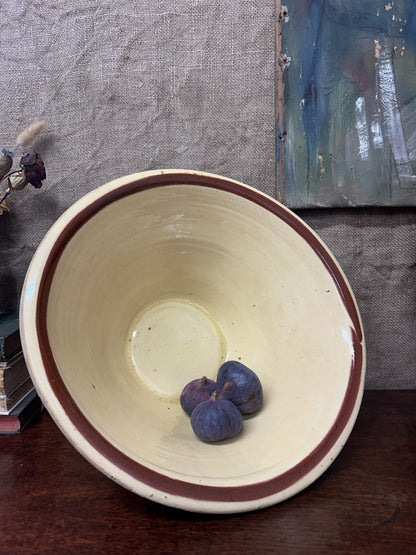 Glazed Pancheon Antique Diary Confit Bowl