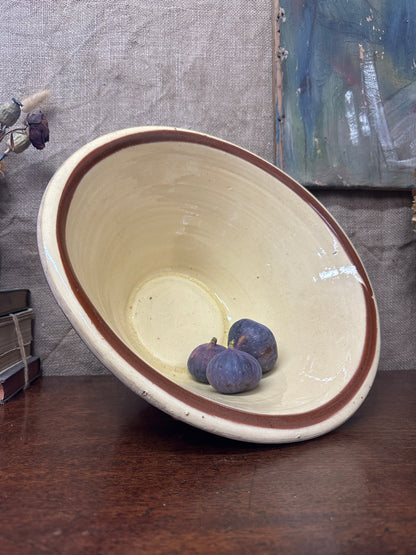 Glazed Pancheon Antique Diary Confit Bowl