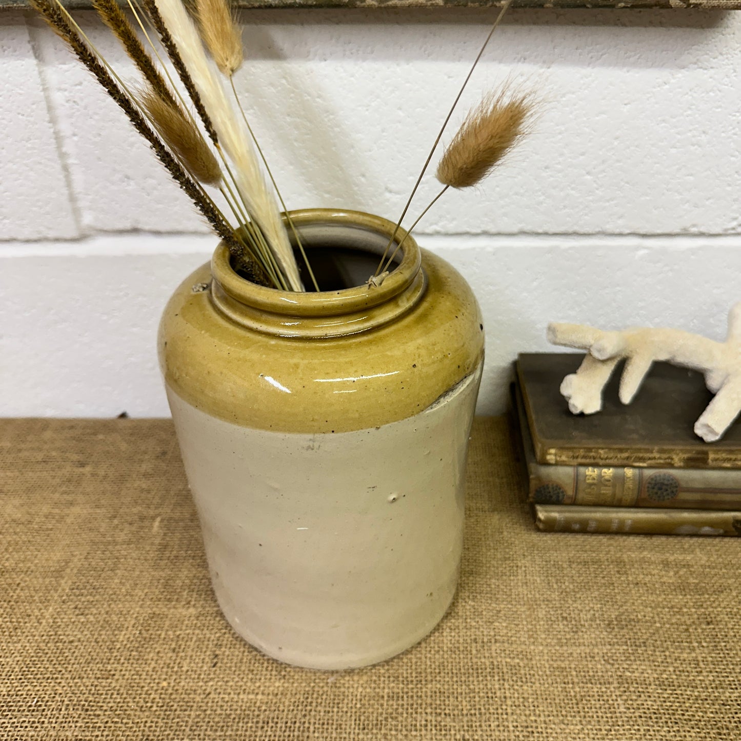 Stoneware Utensils Pot, Vase Slim Neck - The Blind Mole