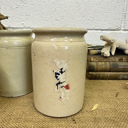 Stoneware Jam Pots, Various