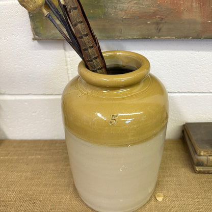 Tall Stoneware Utensils Pot, Vase - The Blind Mole