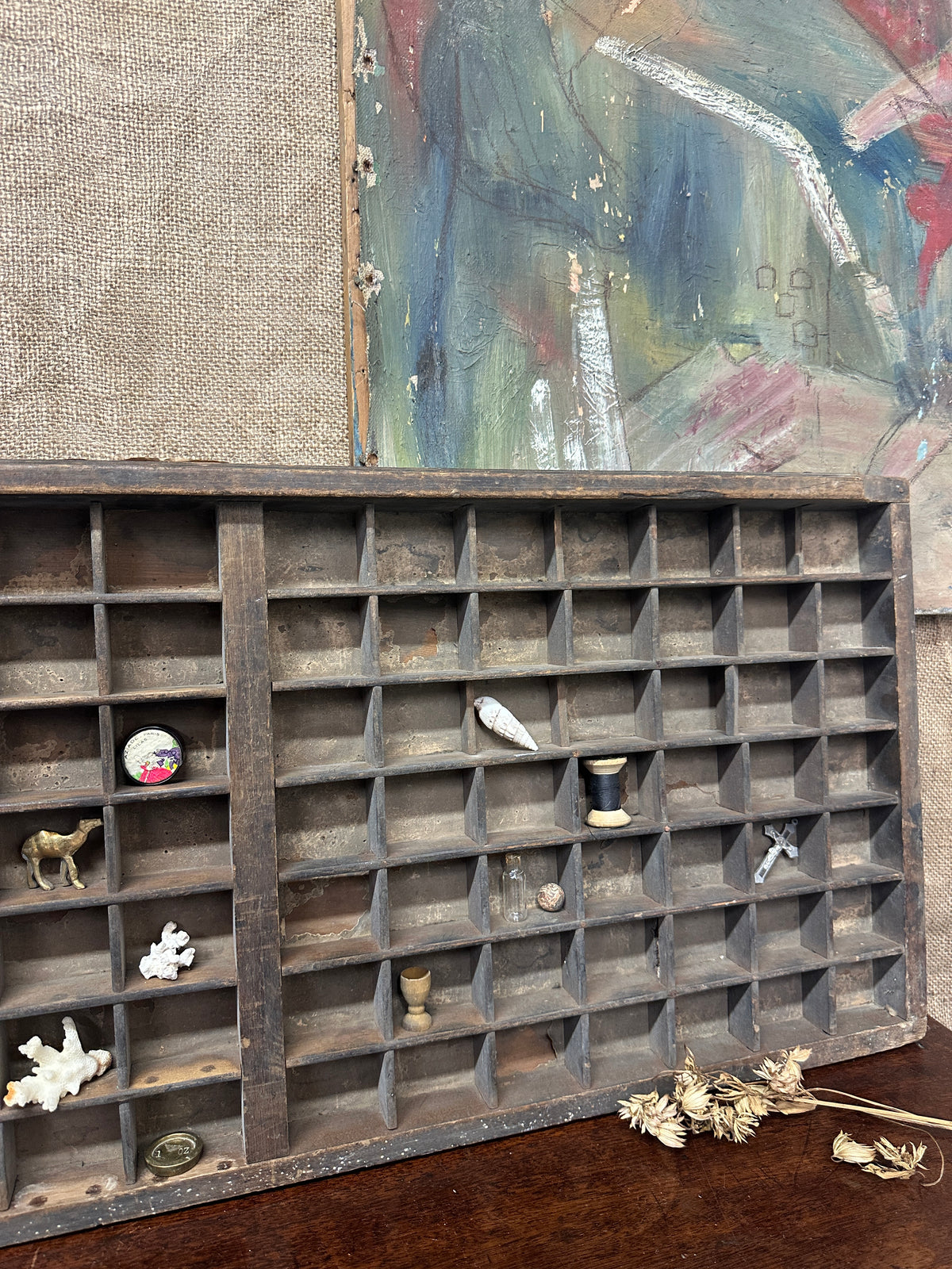 Vintage Letter Press Printer Tray Printers Drawer