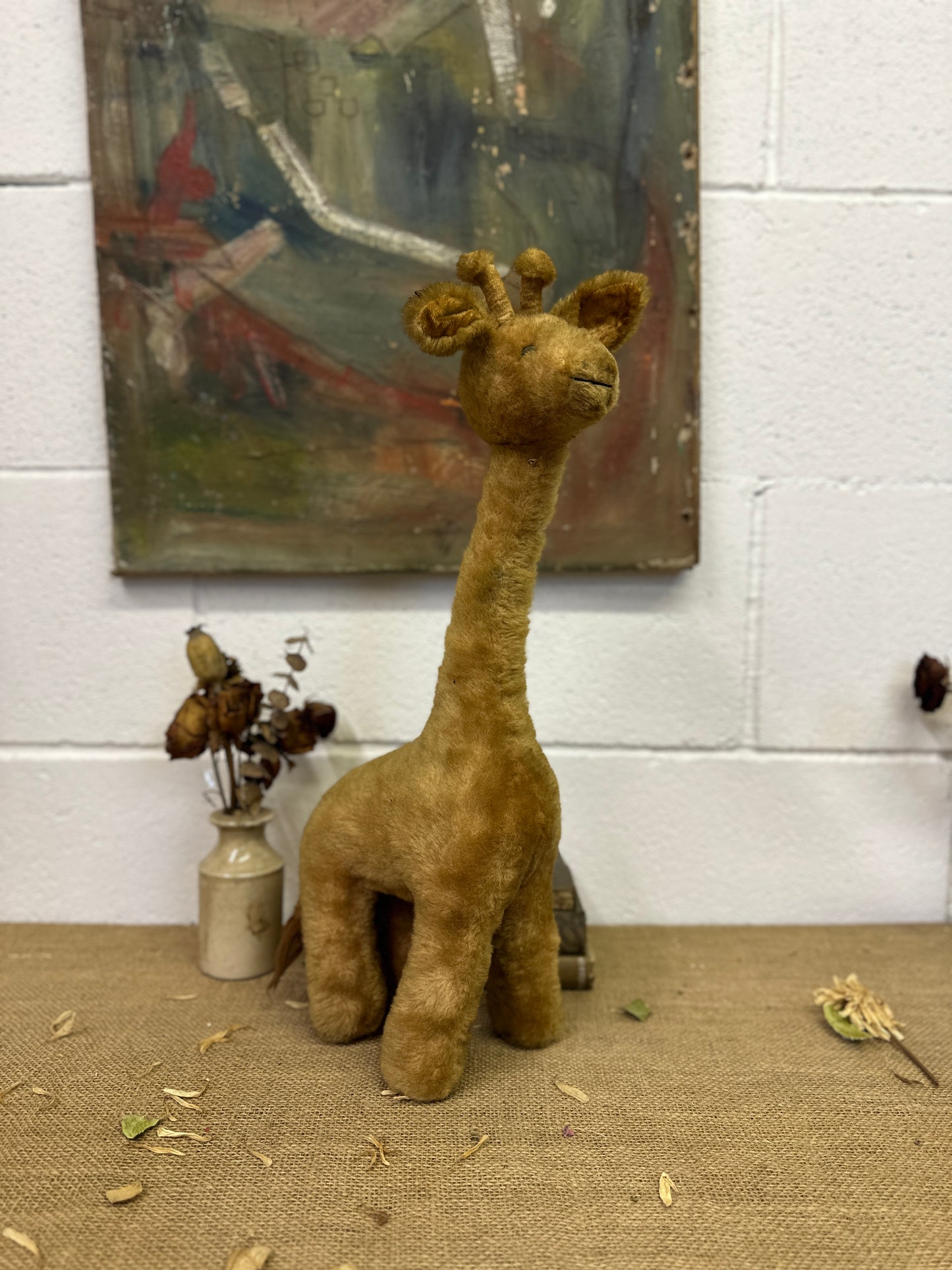 Vintage Teddy Bear Giraffe