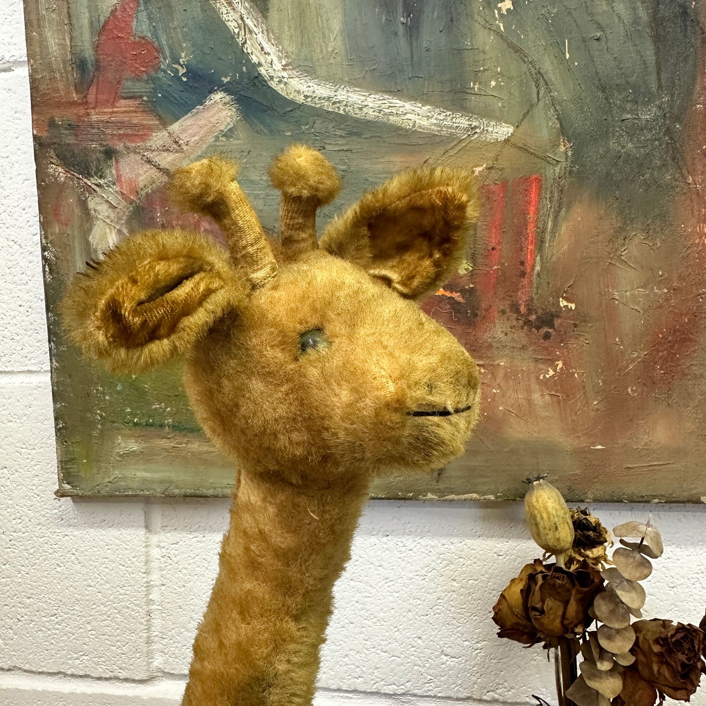 Vintage Teddy Bear Giraffe