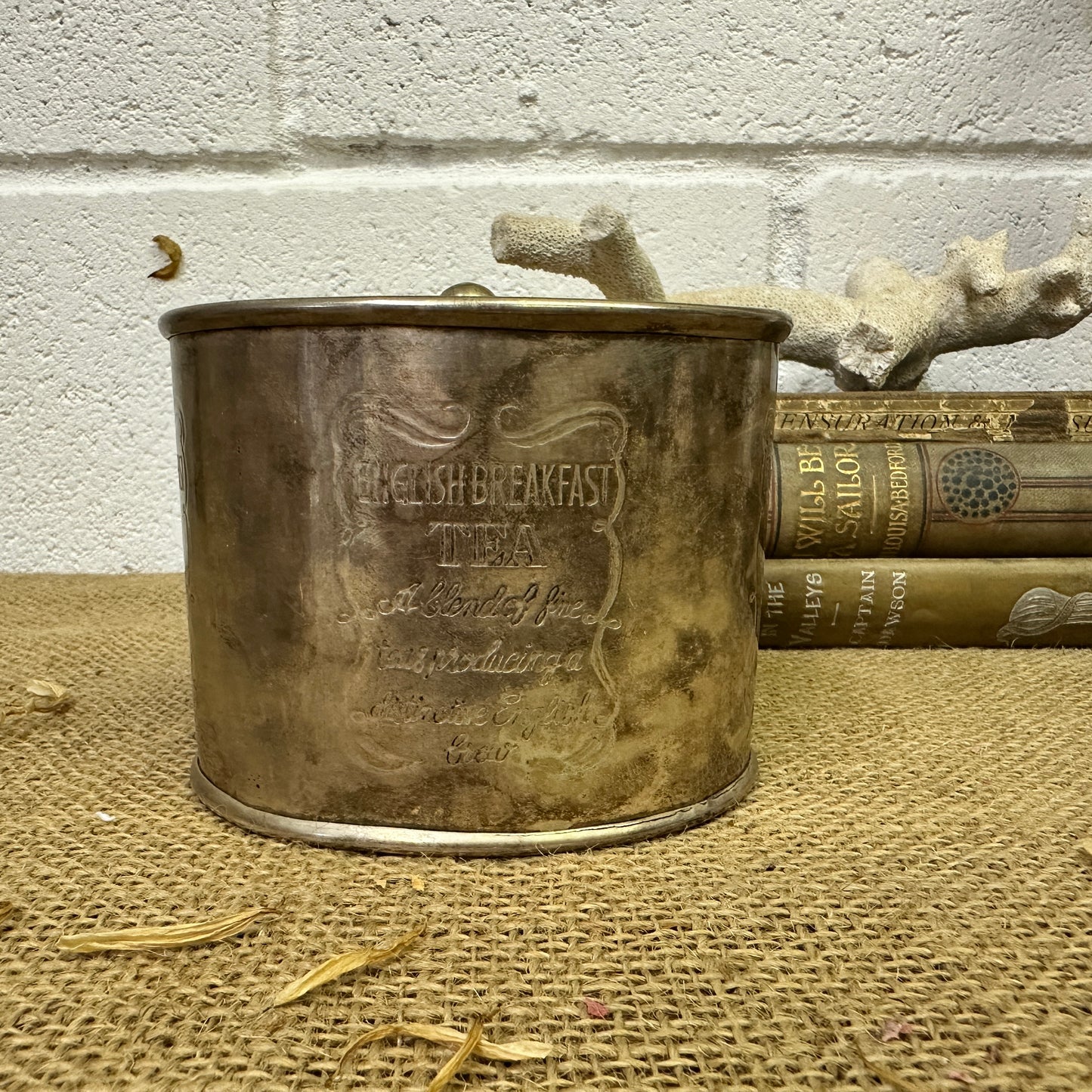 EPNS Breakfast Tea Caddy