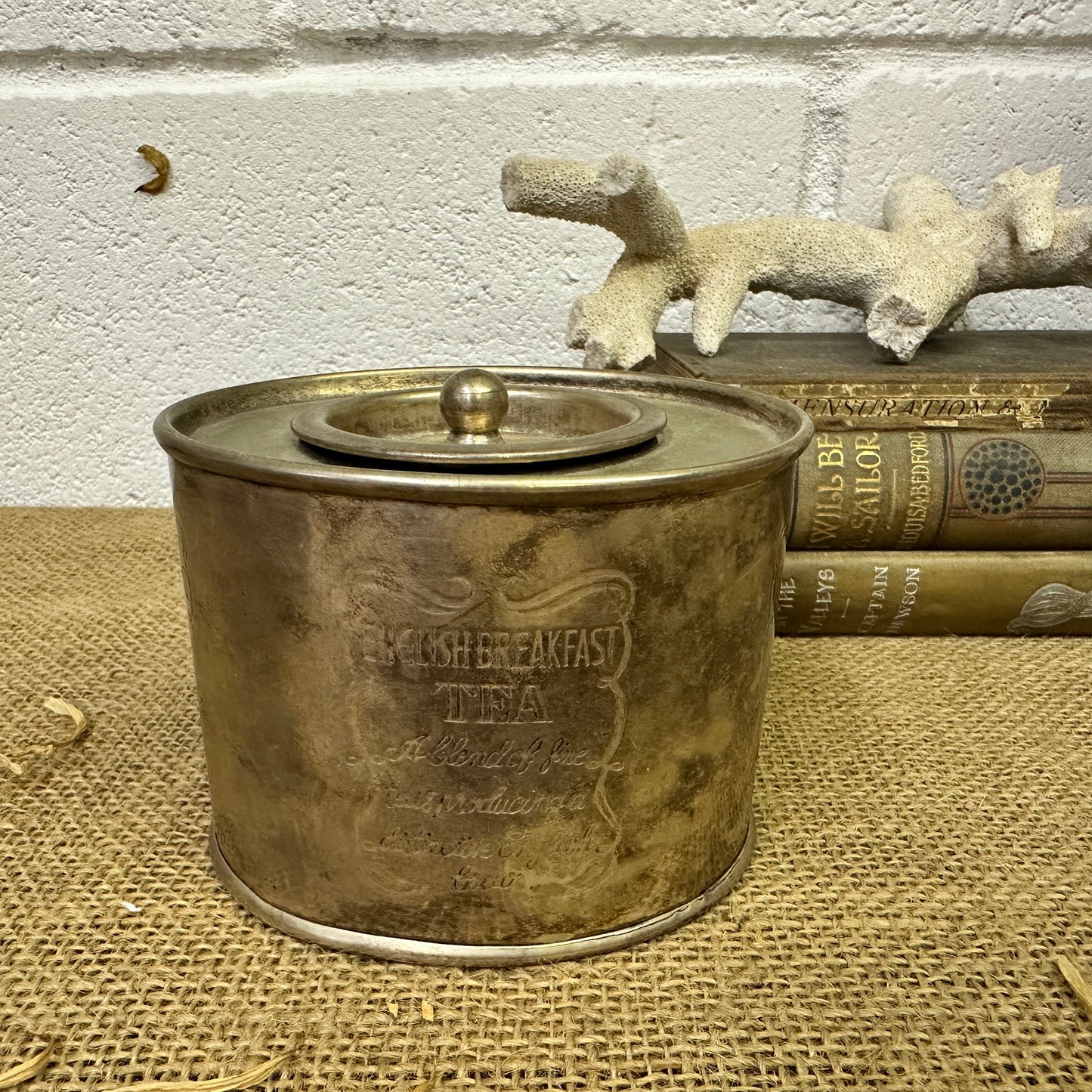 EPNS Breakfast Tea Caddy