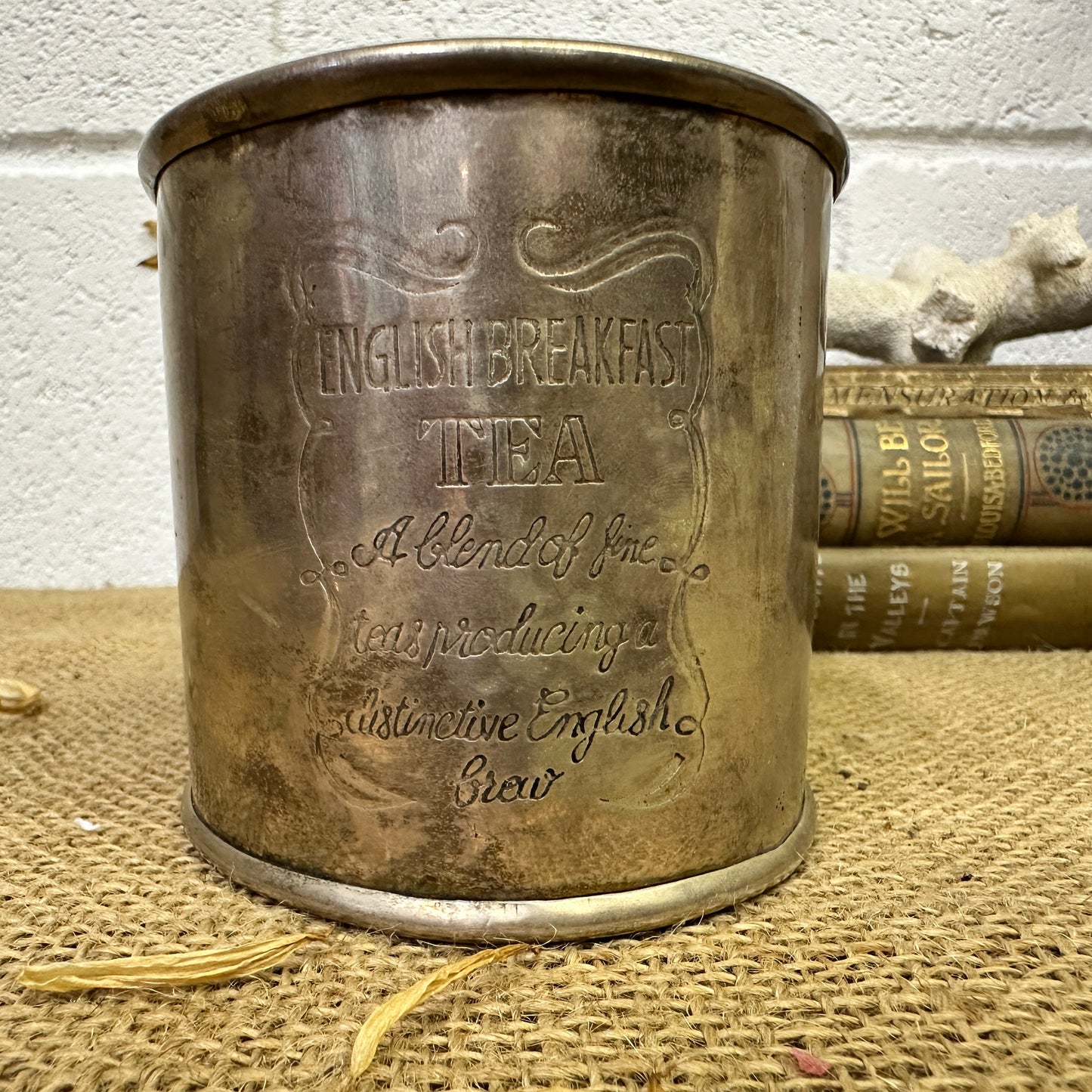 EPNS Breakfast Tea Caddy