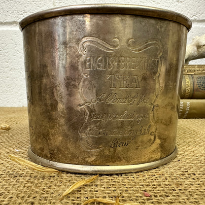 EPNS Breakfast Tea Caddy