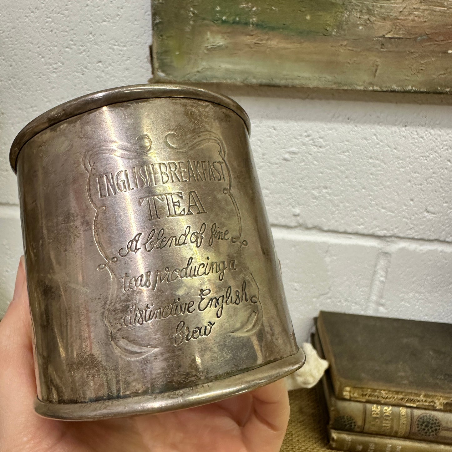 EPNS Breakfast Tea Caddy