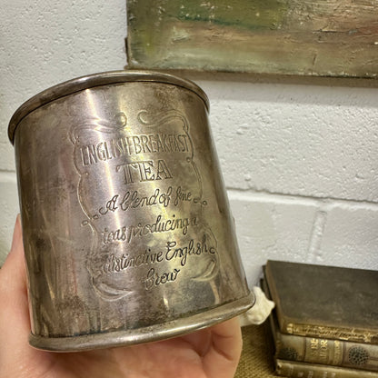 EPNS Breakfast Tea Caddy