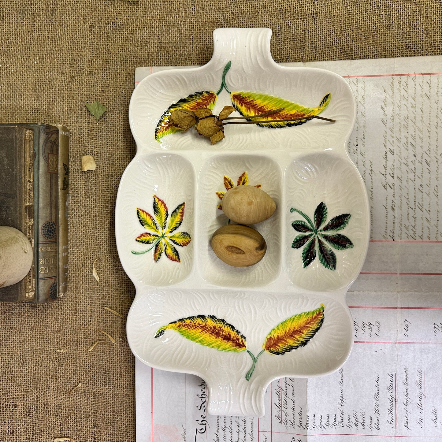 Mid Century Serving Plate Dish