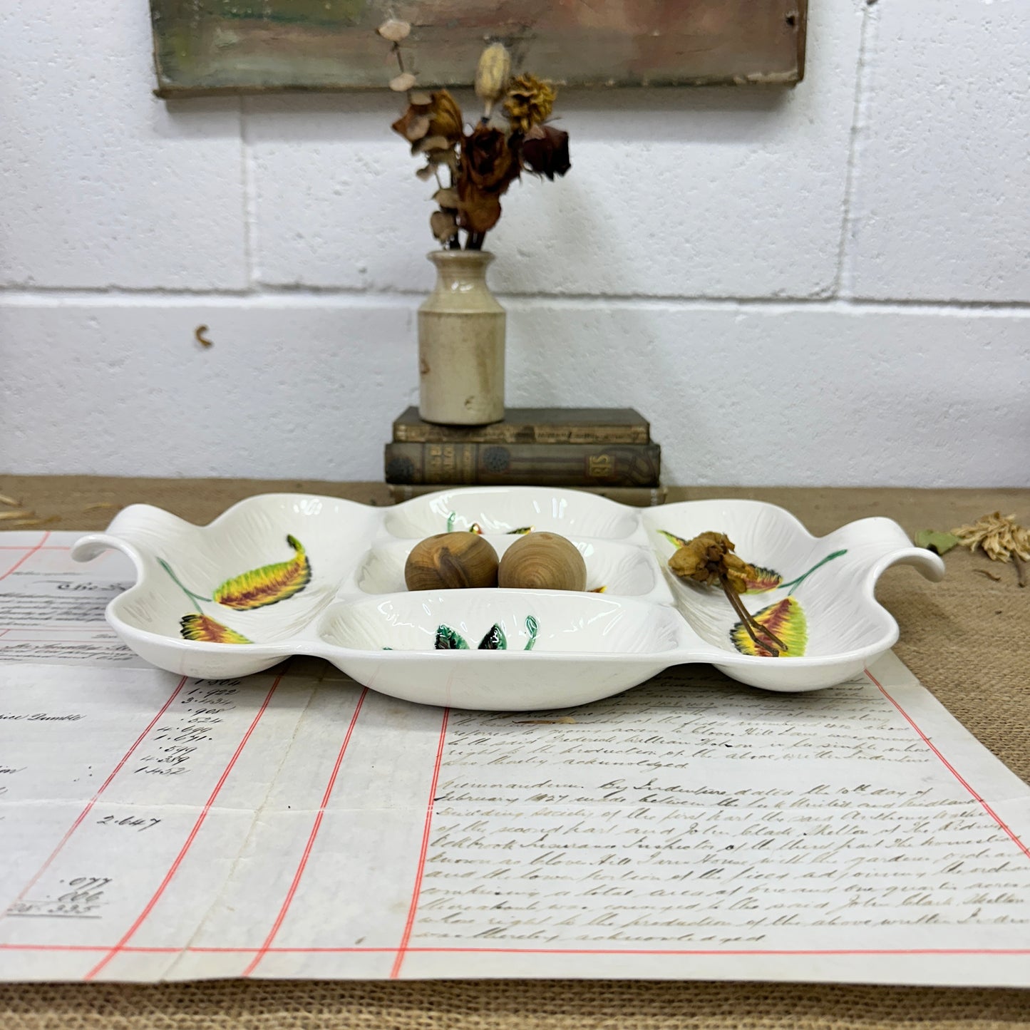 Mid Century Serving Plate Dish