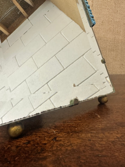 Plaster Gesso Barbola Dressing Table Mirror Square