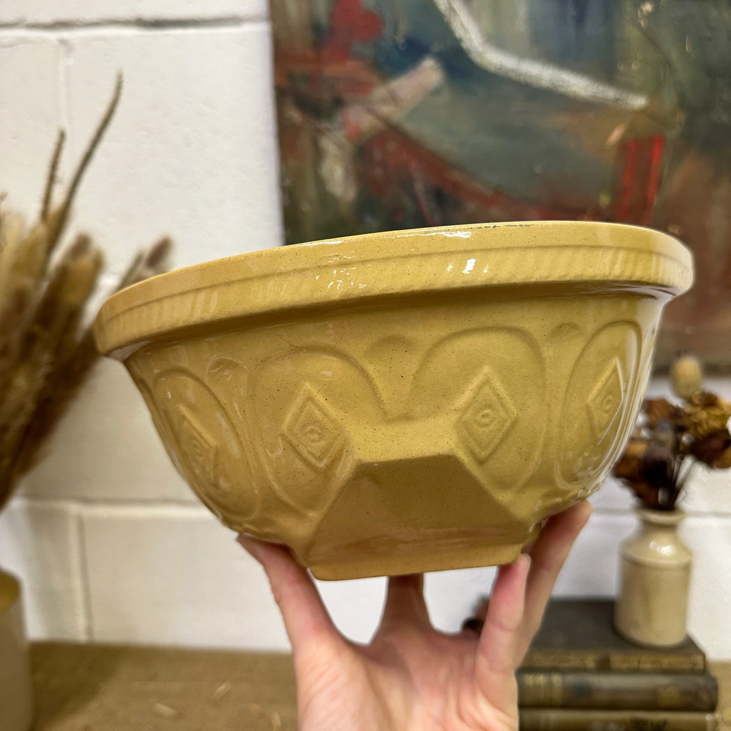 Stoneware Mixing Bowl - Gripstand TG Green