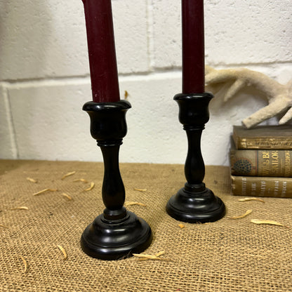 Victorian Ebony Candle Stick