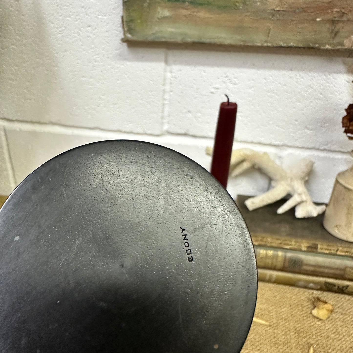 Victorian Ebony Candle Stick