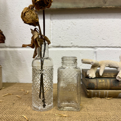 Antique Glass Poison Apothecary Bottles
