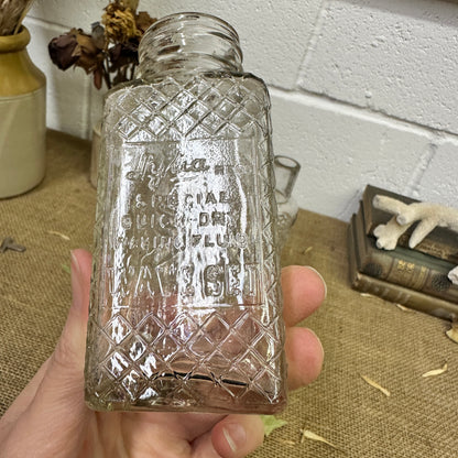 Antique Glass Poison Apothecary Bottles