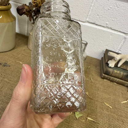 Antique Glass Poison Apothecary Bottles