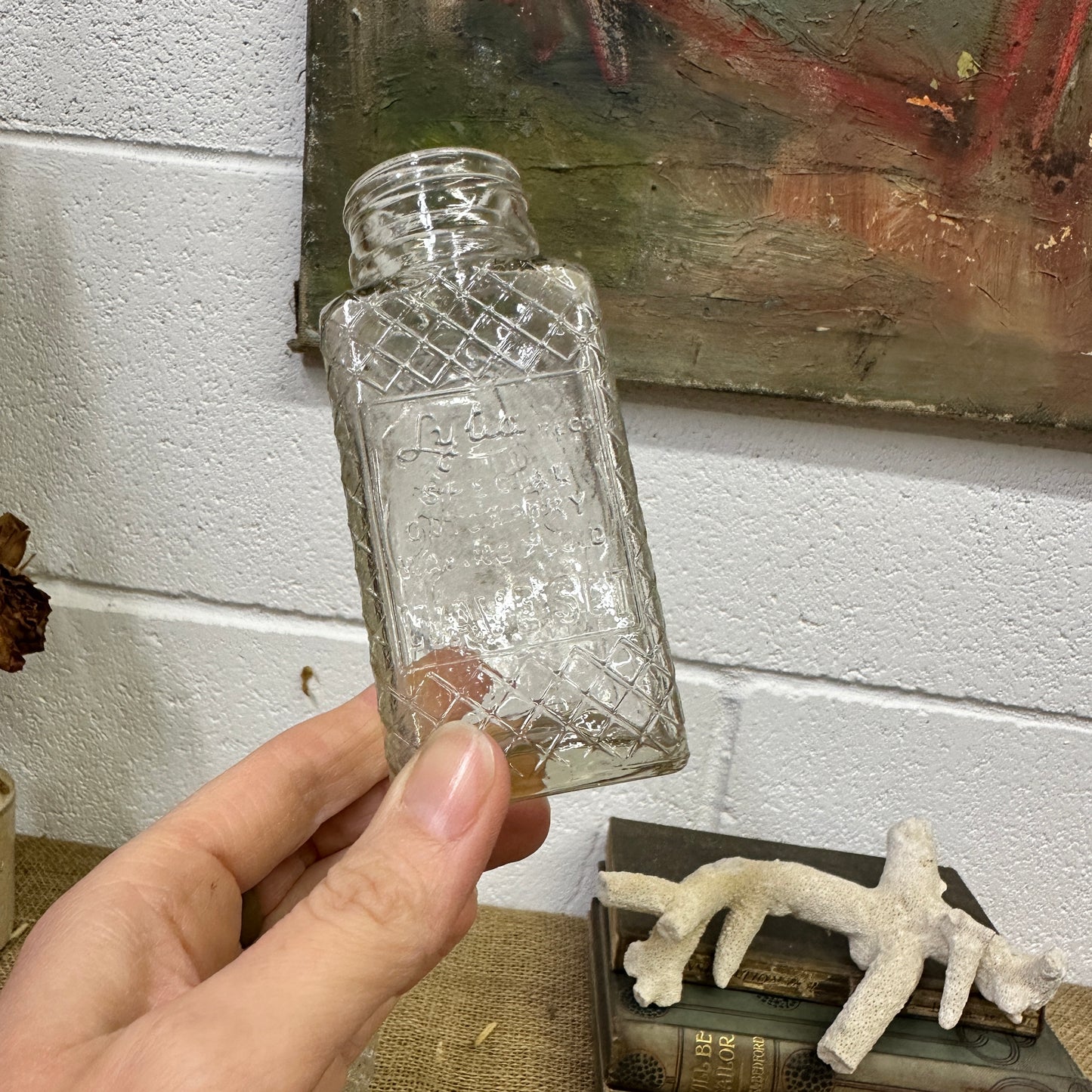 Antique Glass Poison Apothecary Bottles