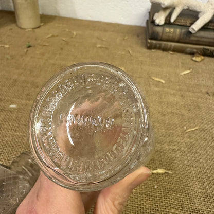 Antique Glass Poison Apothecary Bottles