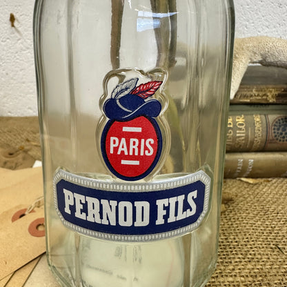 French Pernod Fils Water Carafe Bottle