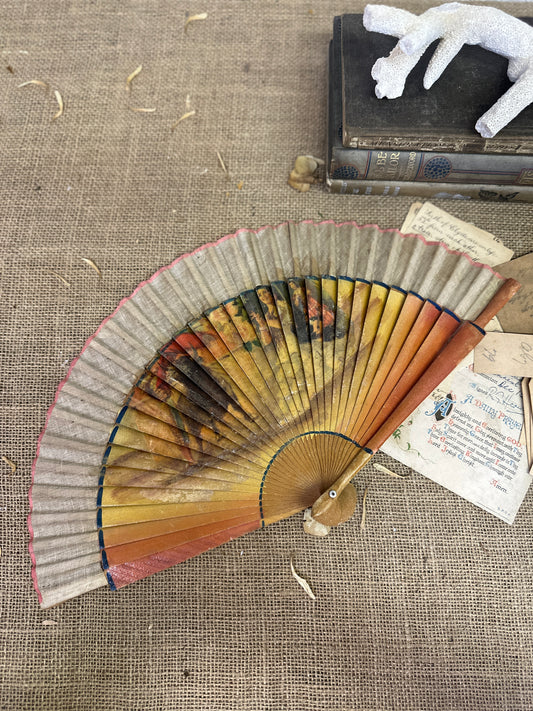 Vintage Spanish Handheld Fan