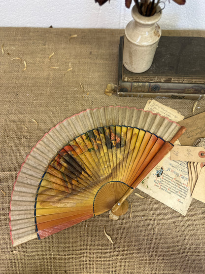 Vintage Spanish Handheld Fan